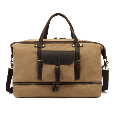 Vintage Canvas Duffle Bag: Stylish & Functional Travel Companion - HUNTING CASE