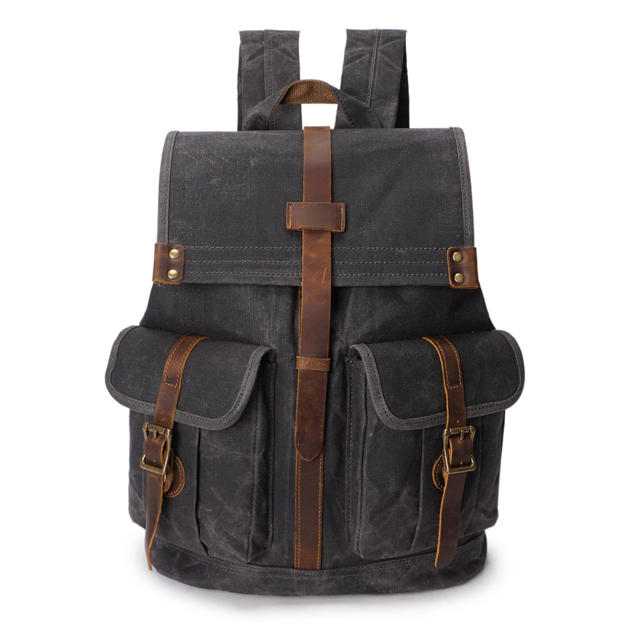 Stylish Vintage Rucksack with Durable Fabric and Timeless Appeal - HUNTING CASE