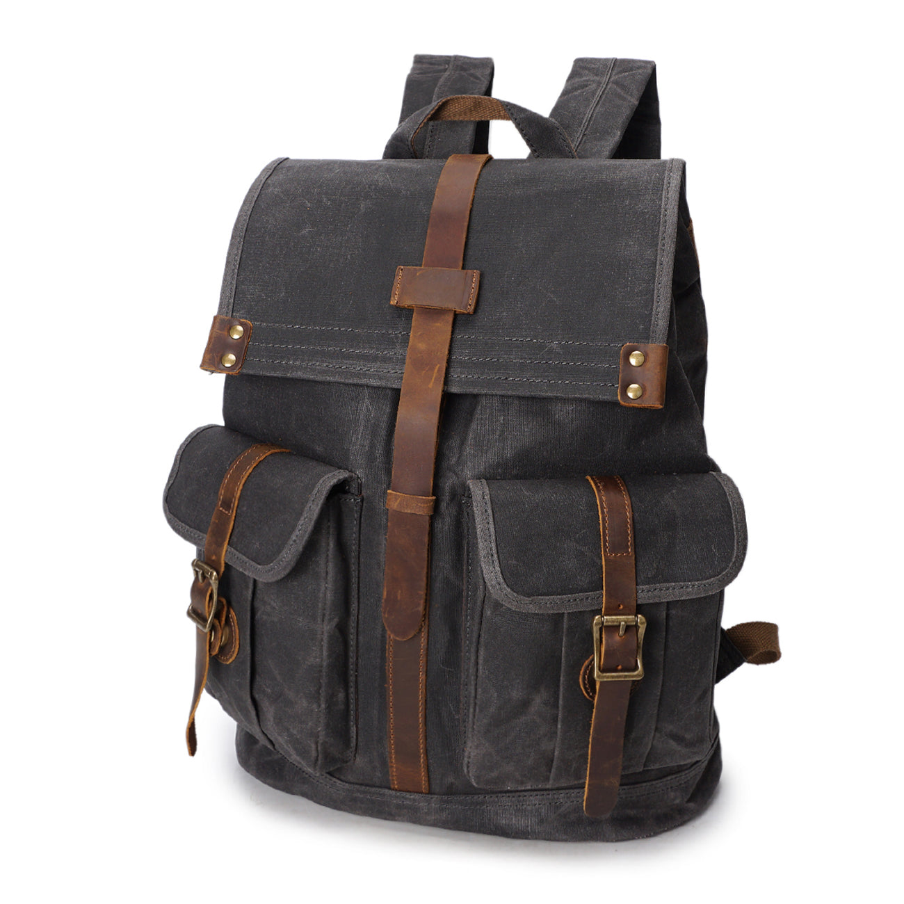 Stylish Vintage Rucksack with Durable Fabric and Timeless Appeal - HUNTING CASE