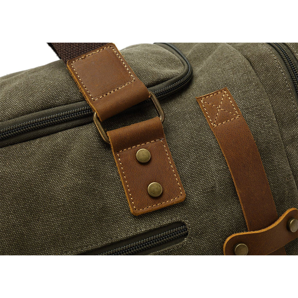 Vintage Compact Duffle Bag: Stylish & Functional Travel Companion - HUNTING CASE