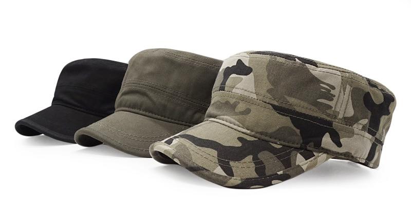 Camouflage Flat Top Dad Hat - HUNTING CASE