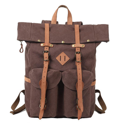 Canvas Laptop Backpack | SVALBARD - HUNTING CASE