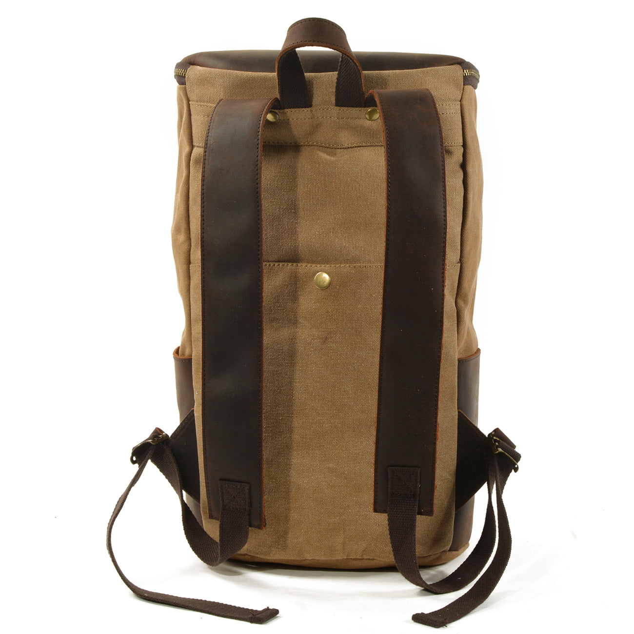 Durable Vintage Canvas Rucksack with Easy Access and Retro Charm - HUNTING CASE