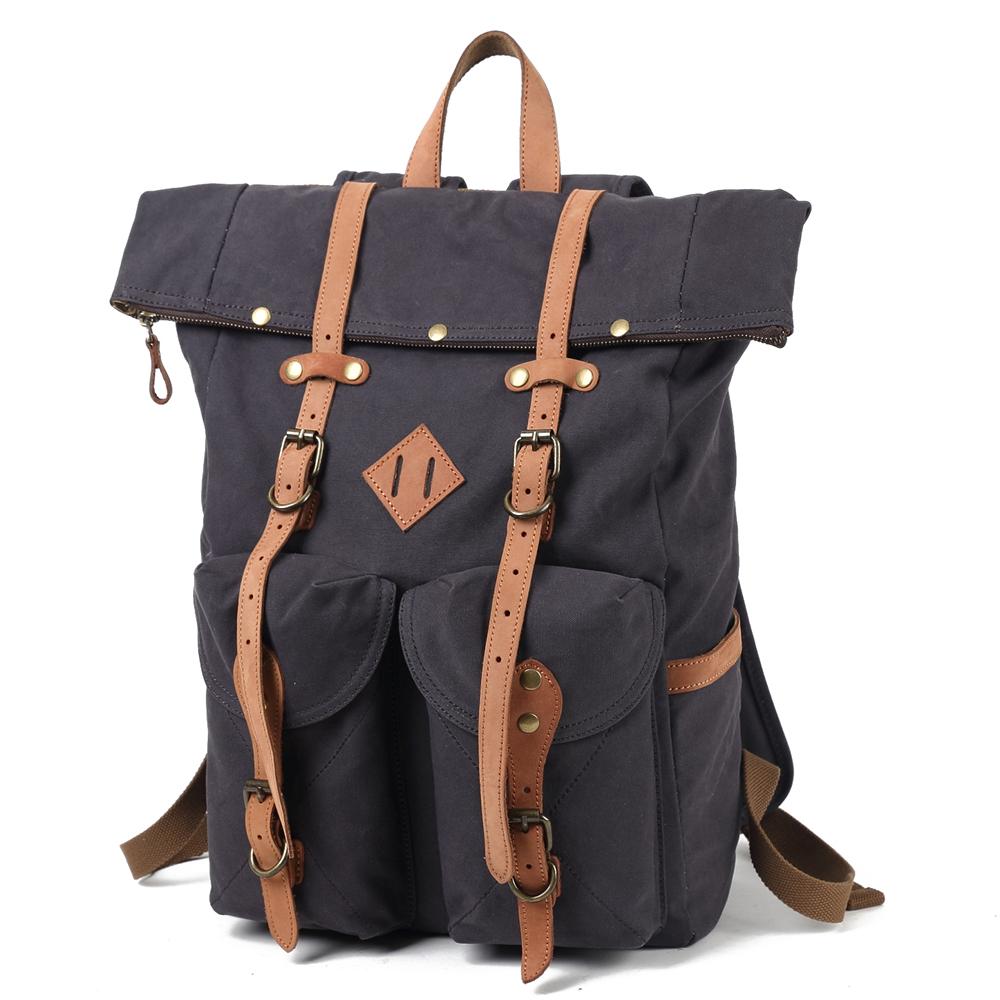 Canvas Laptop Backpack | SVALBARD - HUNTING CASE