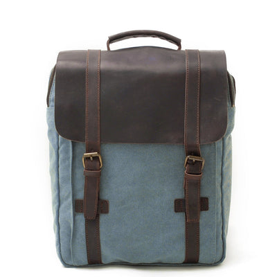 Retro Vintage Bookbag with Multiple Pockets and Stylish Look - HUNTING CASE