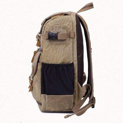 Durable Canvas Camera Bag with Padded Compartments - HUNTING CASE