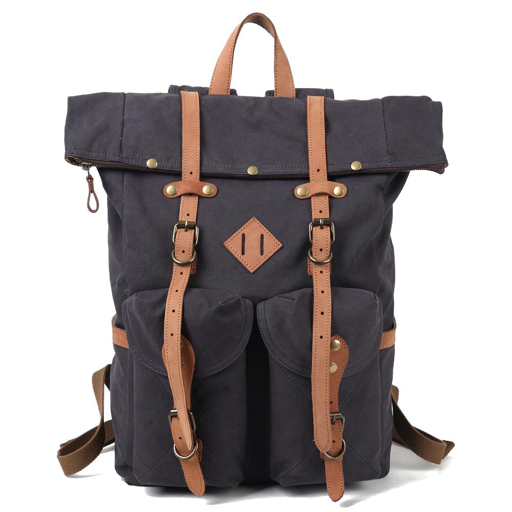 Canvas Laptop Backpack | SVALBARD - HUNTING CASE