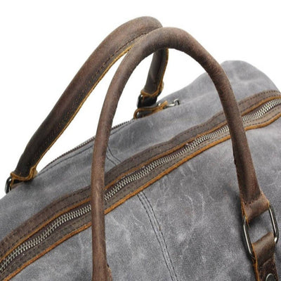 Travel bags canvas and leather