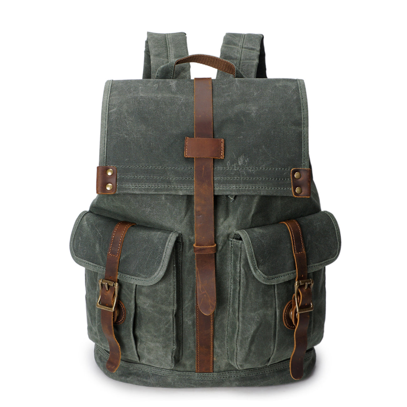 Stylish Vintage Rucksack with Durable Fabric and Timeless Appeal - HUNTING CASE