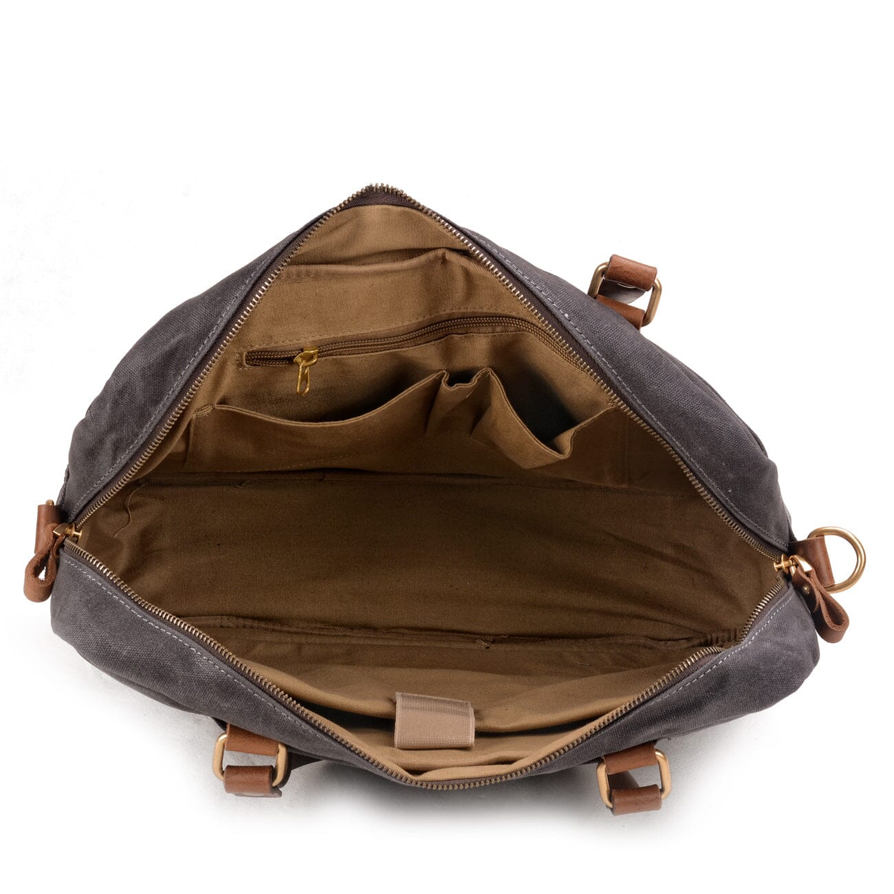 Canvas Messenger Bag with Adjustable Strap - HUNTING CASE