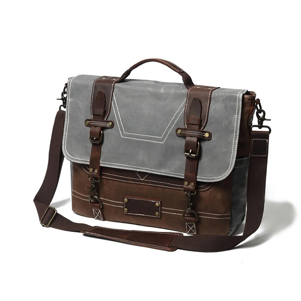 Canvas Messenger Bag for Men Durable - HUNTING CASE