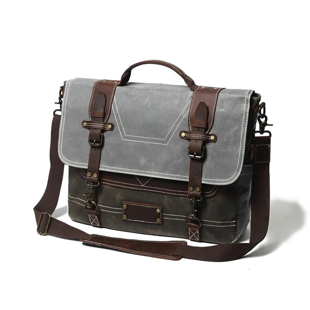 Canvas Messenger Bag for Men Durable - HUNTING CASE