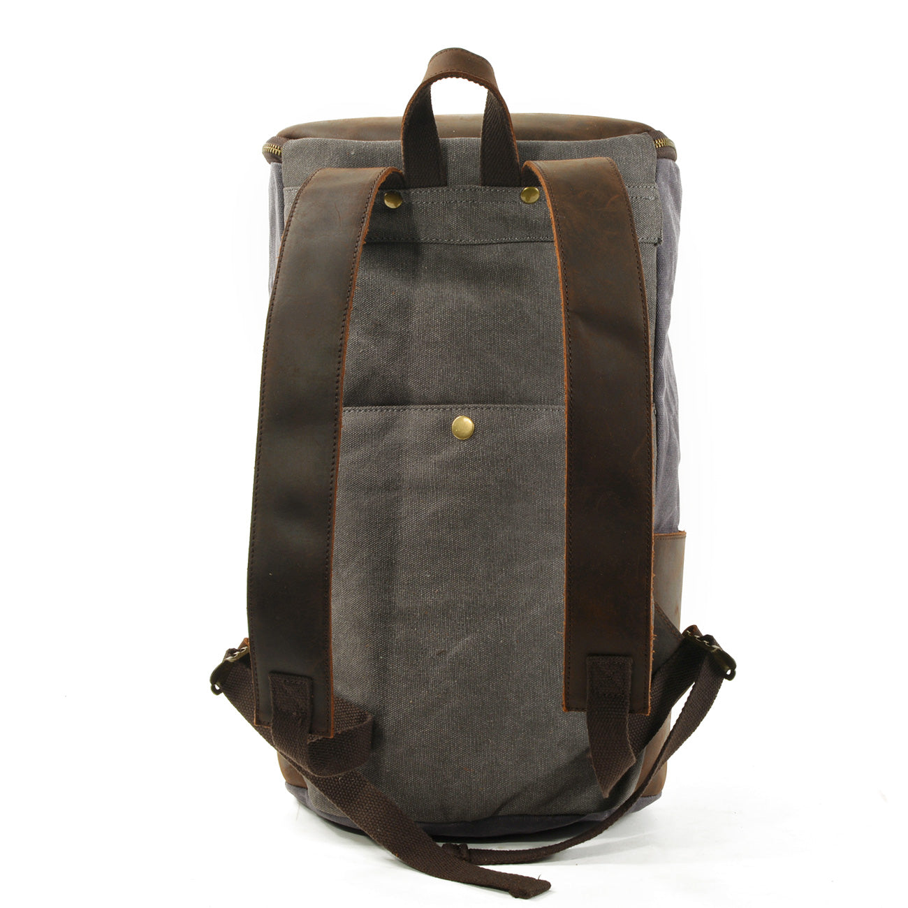 Durable Vintage Canvas Rucksack with Easy Access and Retro Charm - HUNTING CASE