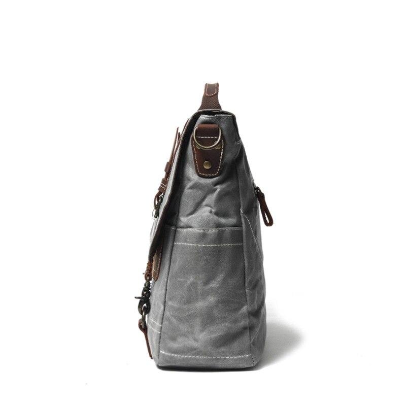 Canvas Messenger Bag for Men Durable - HUNTING CASE