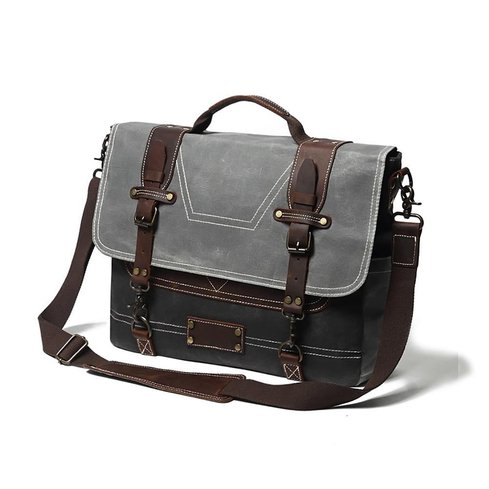 Canvas Messenger Bag for Men Durable - HUNTING CASE