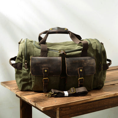 Vintage Weekender Duffle Bag Functional & Lightweight - HUNTING CASE