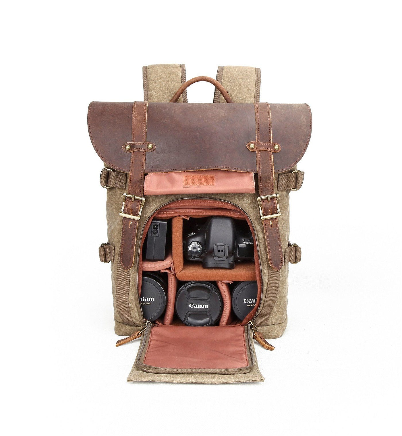 Stylish DSLR Camera Bag with Multiple Compartments and Ergonomic Design - HUNTING CASE