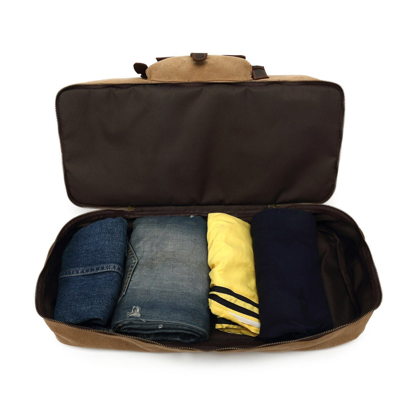 Vintage Canvas Duffle Bag: Stylish & Functional Travel Companion - HUNTING CASE