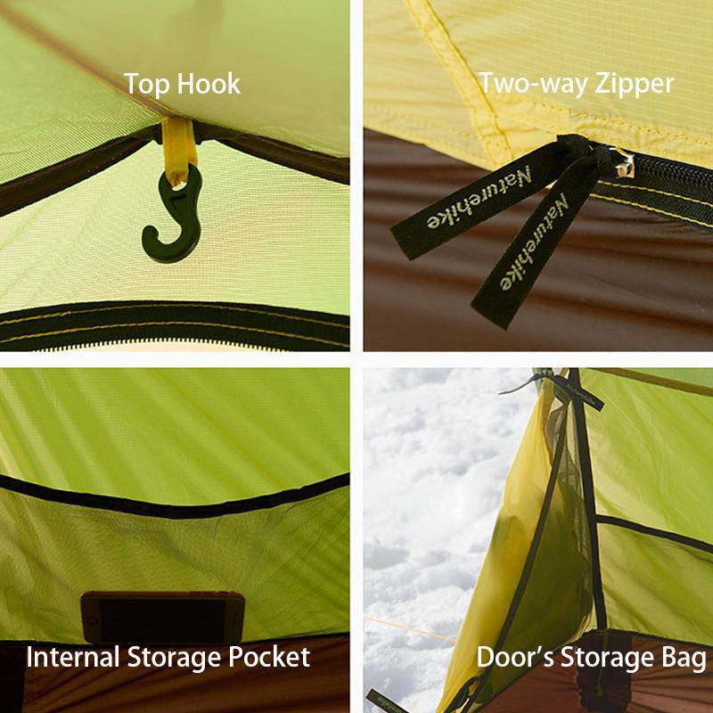 Opalus  Tunnel  2-3 People Camping Tent - HUNTING CASE