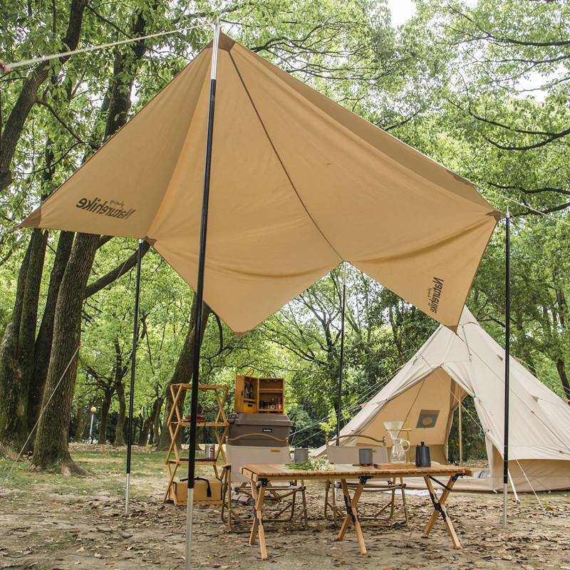 canvas camping tarp Hexagon™ Canvas Camping Tarp