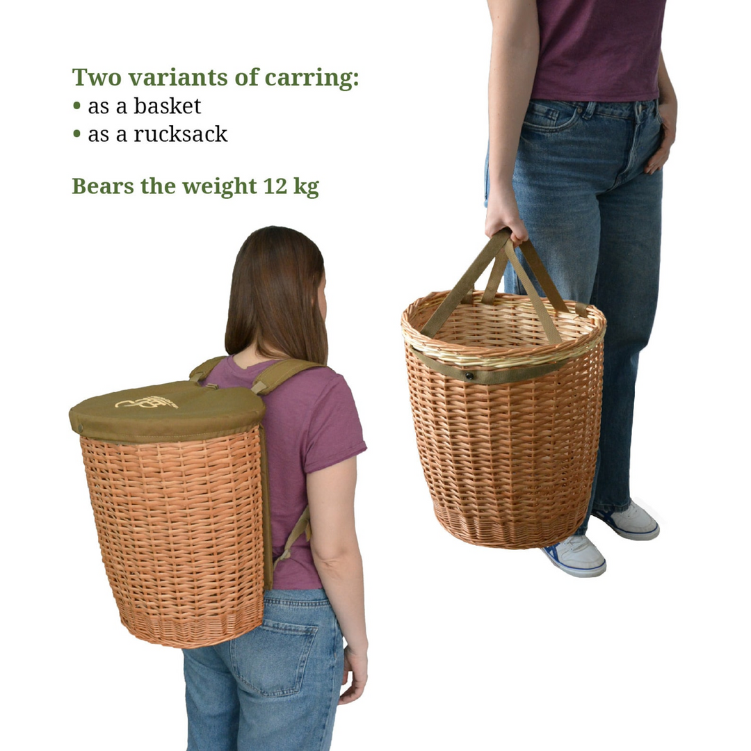 Woven Basket Foraging Basket Backpack Backpack Baskets