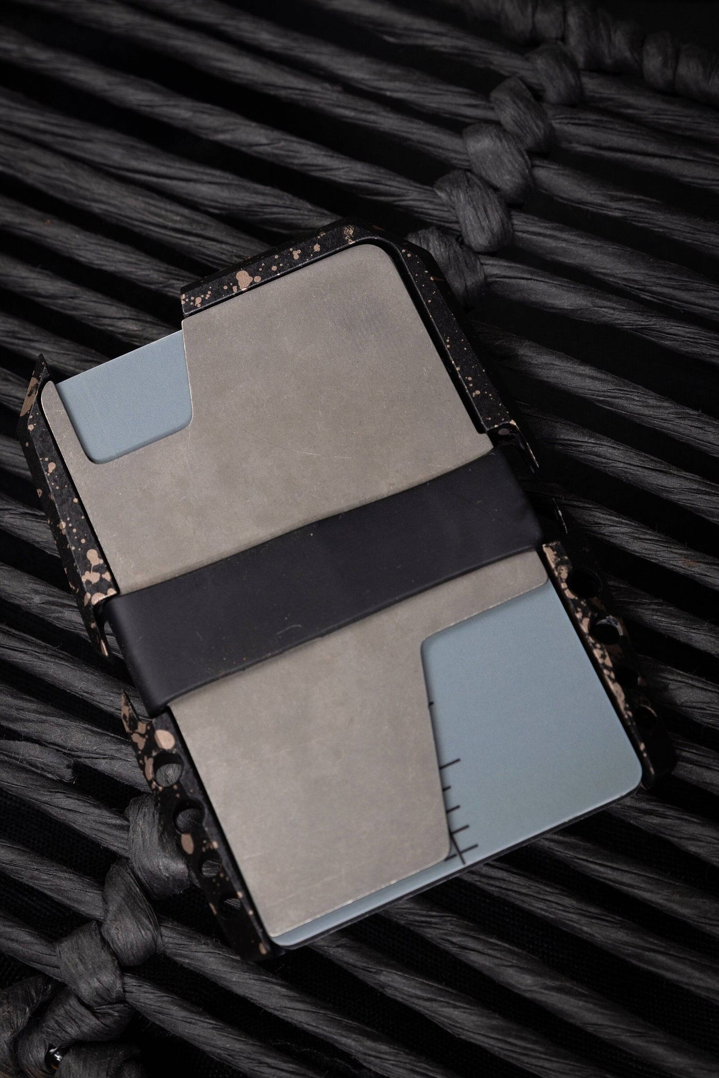 RFID secure titanium minimalist wallet