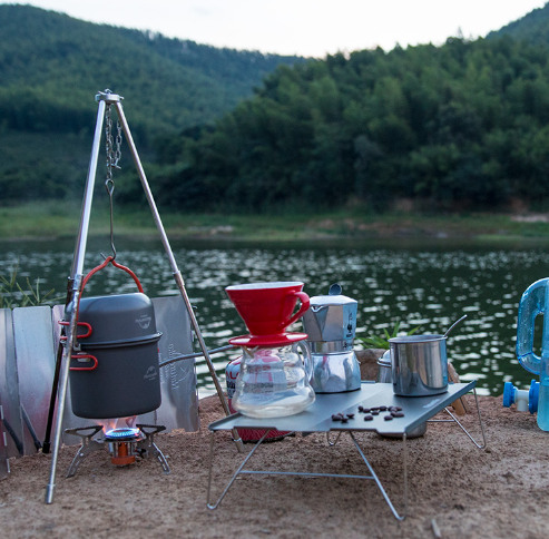 4-in-1 Camping Cookware Mess Kit