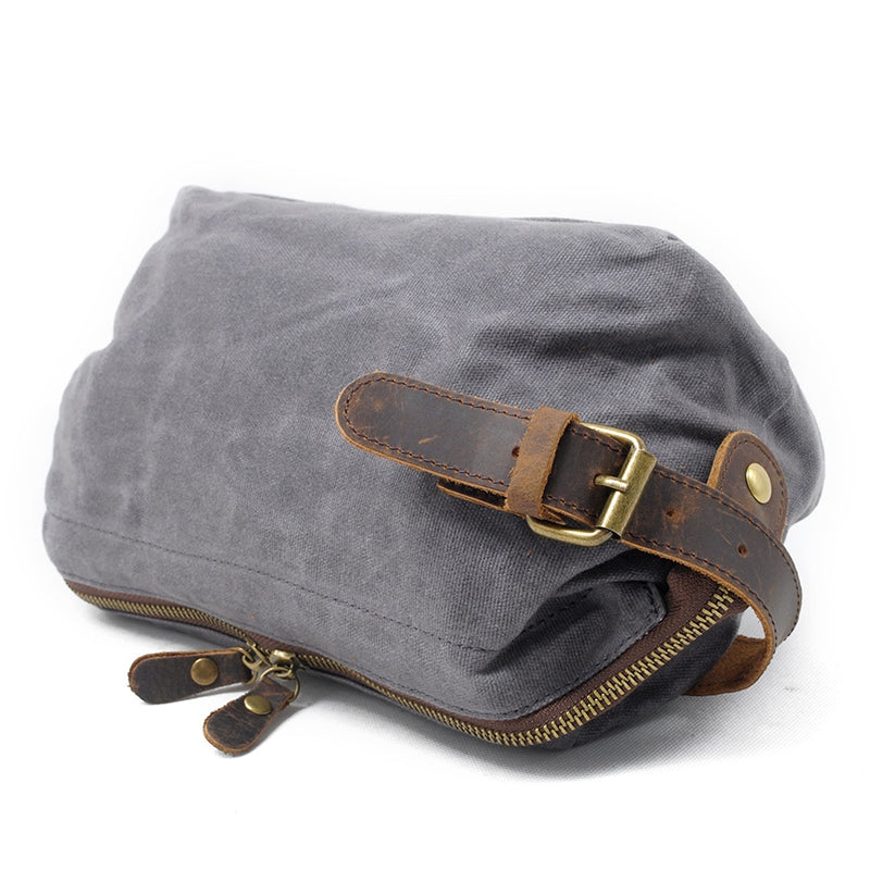 Waxed Canvas Toiletry pounch