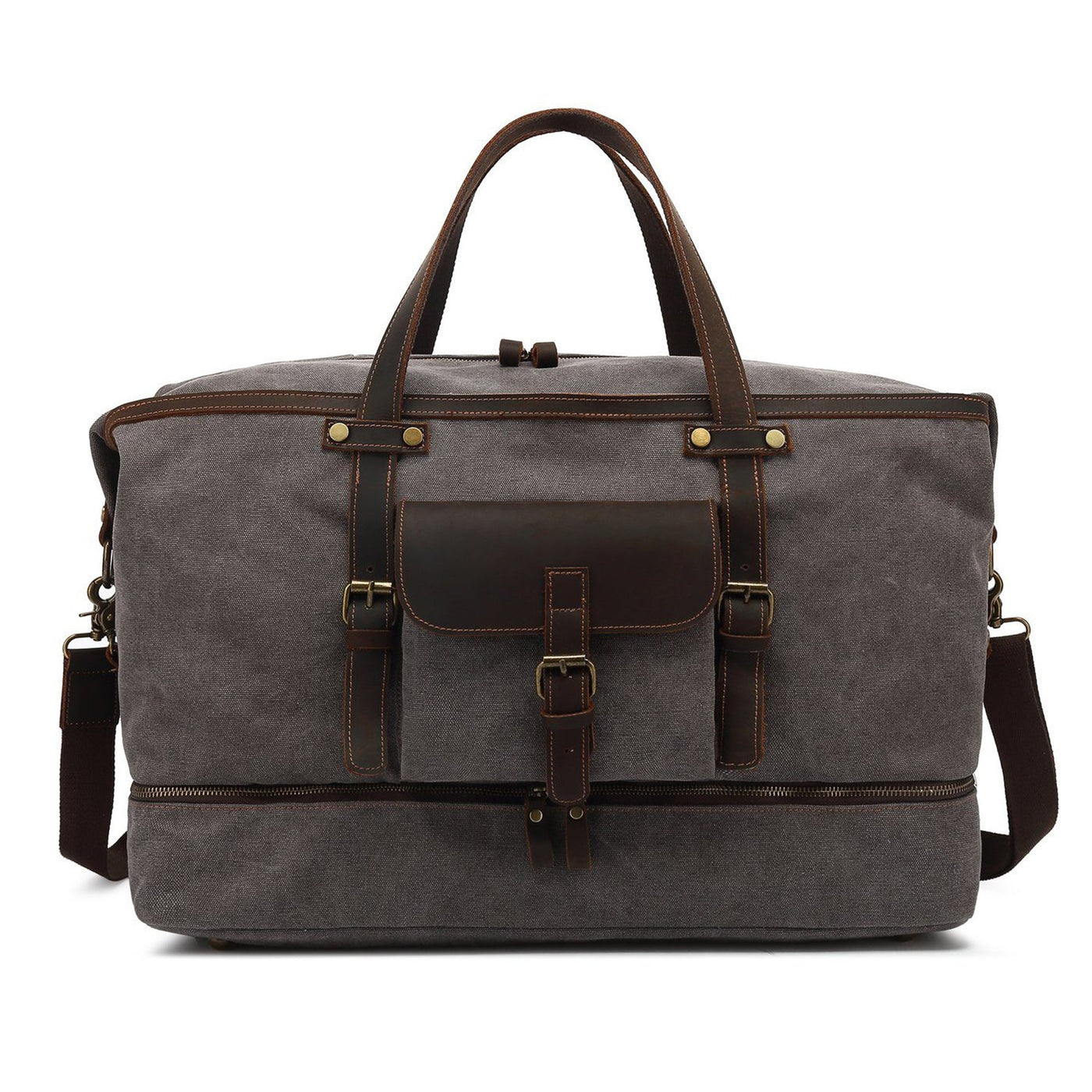 Vintage Canvas Duffle Bag: Stylish & Functional Travel Companion - HUNTING CASE