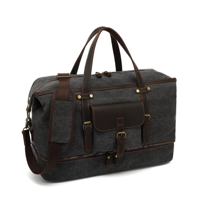 Vintage Canvas Duffle Bag: Stylish & Functional Travel Companion - HUNTING CASE