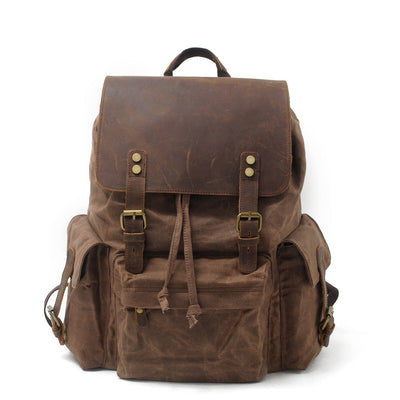 Waxed Canvas Backpack | LATVIA - HUNTING CASE