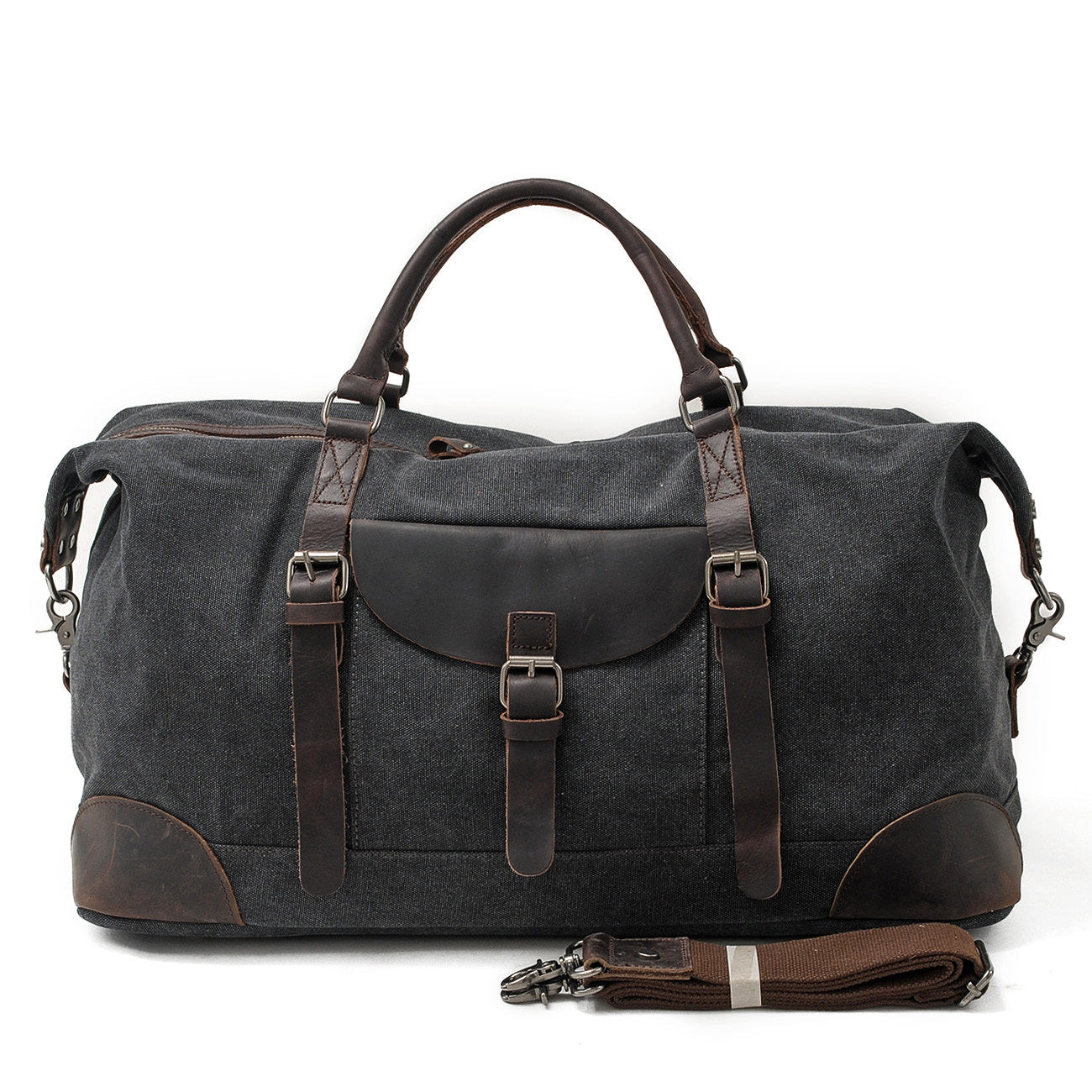 Vintage Canvas Overnight Bag: Stylish and Functional Travel Companion - HUNTING CASE