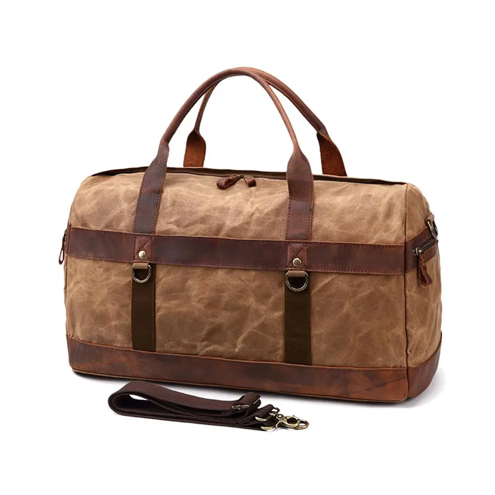 Men's Canvas Duffle Bag: Explore Your World with Style - HUNTING CASE