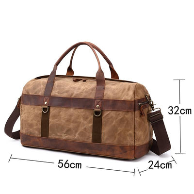 Men's Canvas Duffle Bag: Explore Your World with Style - HUNTING CASE