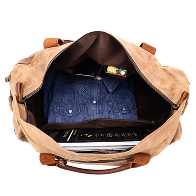 Men's Canvas Duffle Bag: Explore Your World with Style - HUNTING CASE