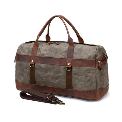 Men's Canvas Duffle Bag: Explore Your World with Style - HUNTING CASE