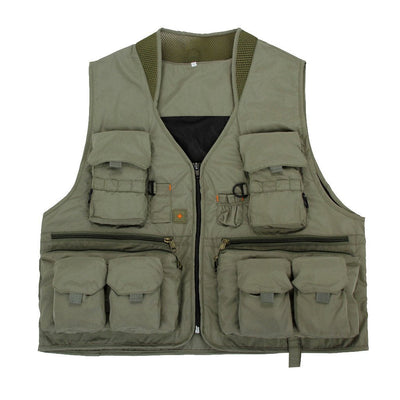 Multi Pocket Outdoor Photography Hunting Fishing Vest Jacket For Outdoor Camping