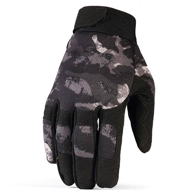 Camouflage gloves for military-style outdoor training