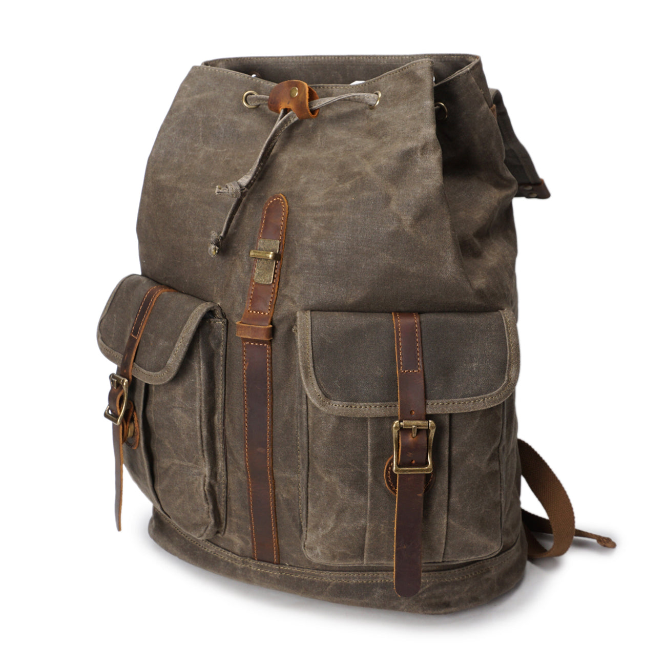 Stylish Vintage Rucksack with Durable Fabric and Timeless Appeal - HUNTING CASE