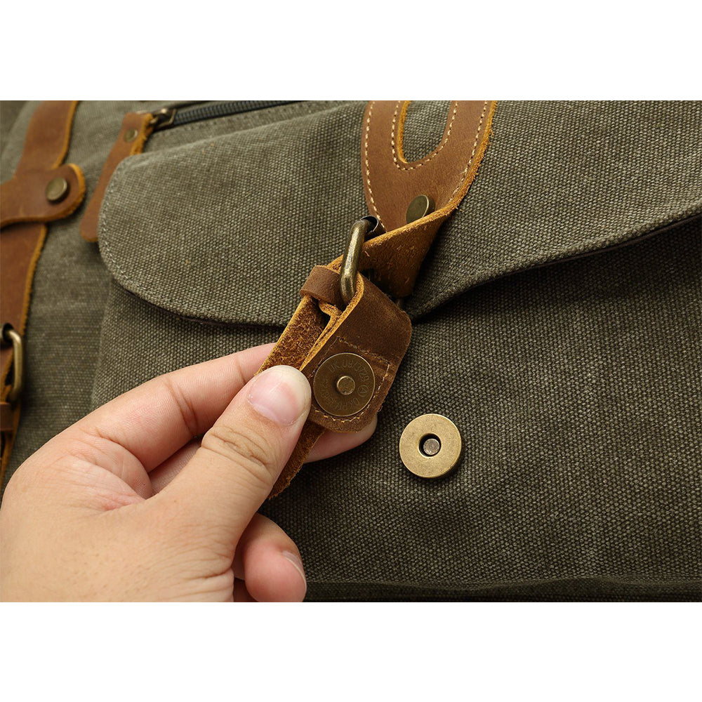 Vintage Compact Duffle Bag: Stylish & Functional Travel Companion - HUNTING CASE