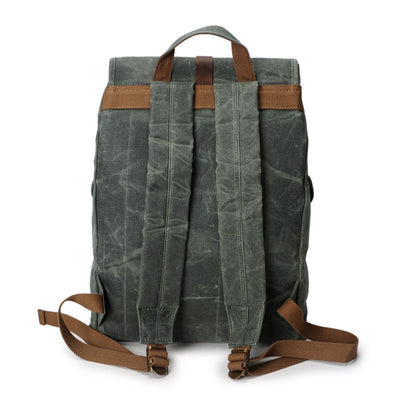 Stylish Vintage Rucksack with Durable Fabric and Timeless Appeal - HUNTING CASE