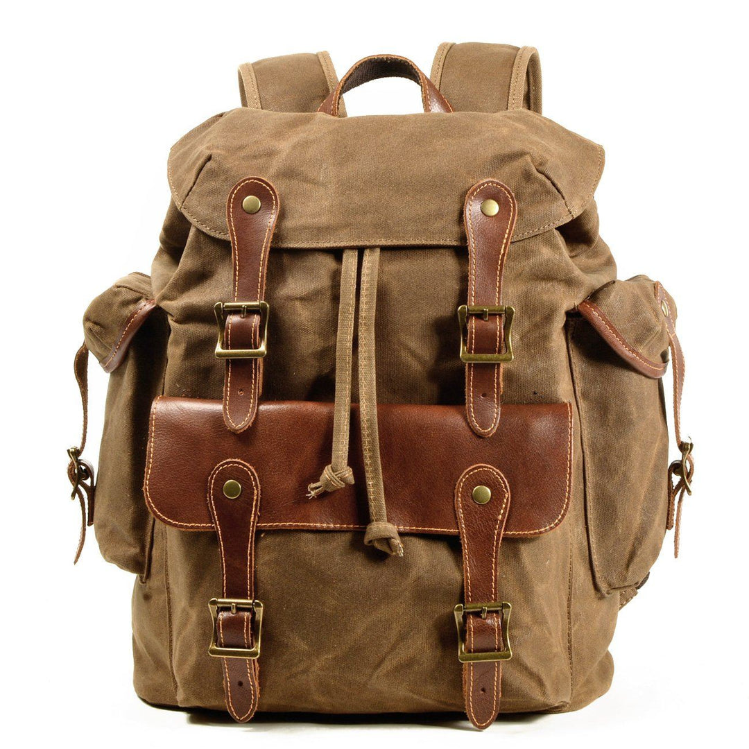 Classic Old School Backpack – Vintage-Style, Durable Canvas Bag for Daily Use