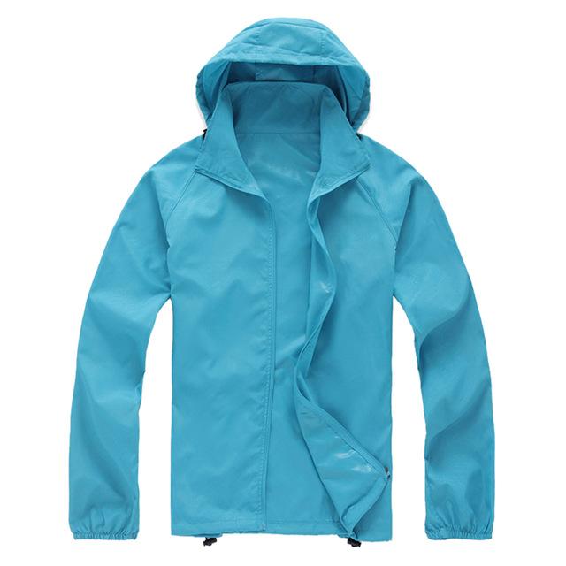 Outdoor Unisex Cycling Running Waterproof Windproof Jacket Rain Coat