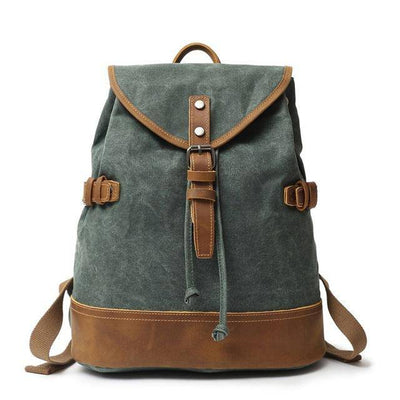 Durable vintage-style waterproof backpack, 20 liters