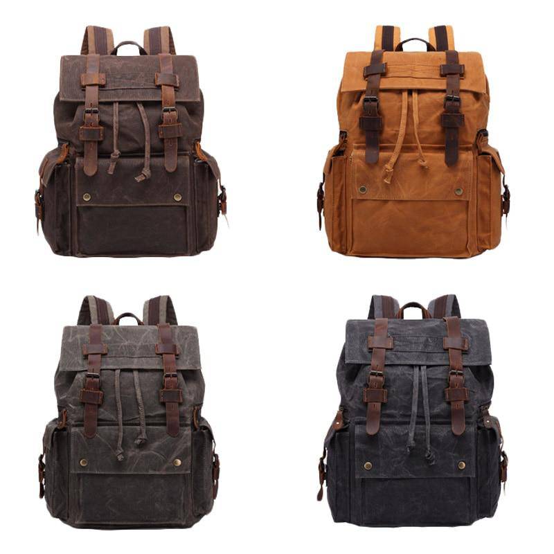 Classic design 20-liter waterproof backpack with retro charm