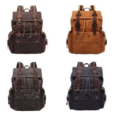 Classic design 20-liter waterproof backpack with retro charm