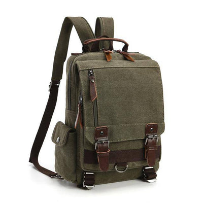 Explore in nostalgia with a 20L waterproof vintage travel backpack