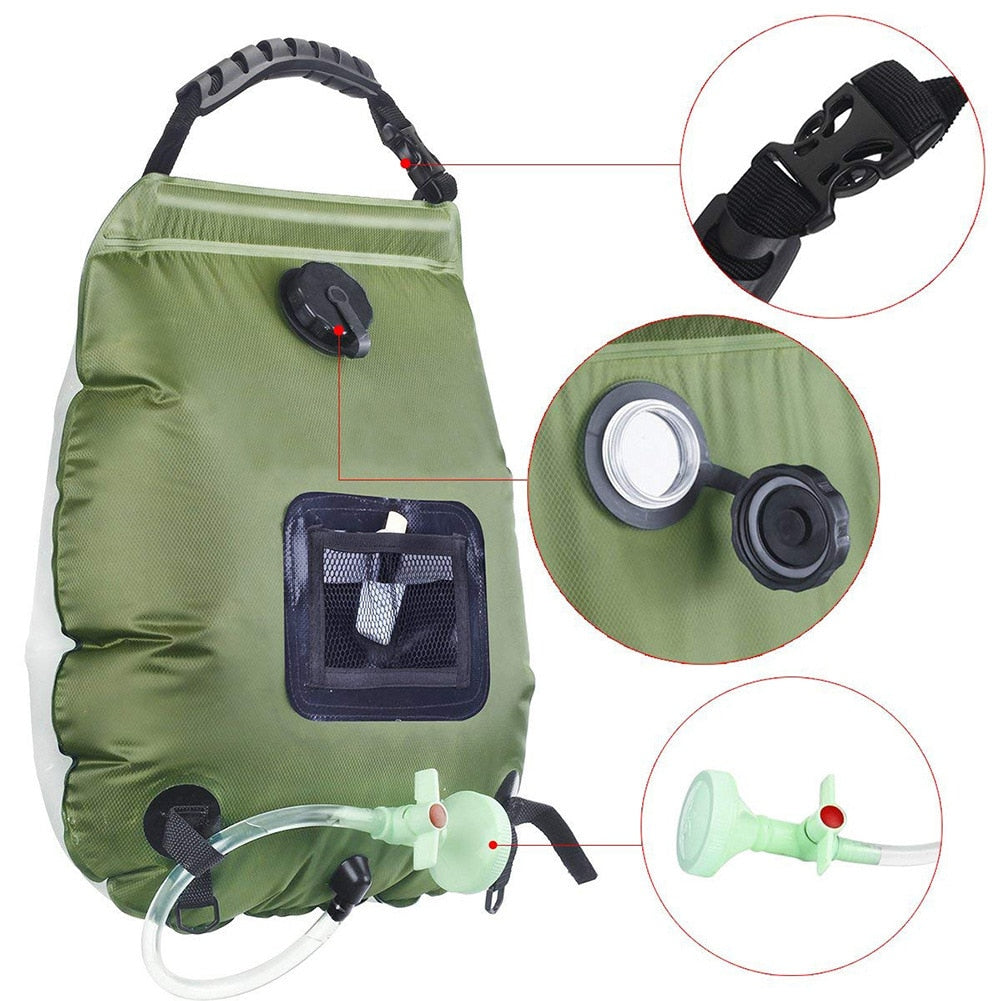 Outdoor Shower Bag Kit