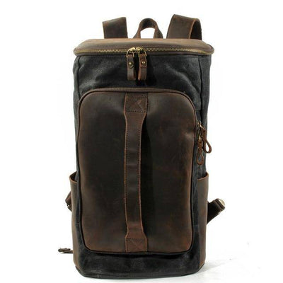 Durable vintage-style waterproof daypack, 20-35 liters