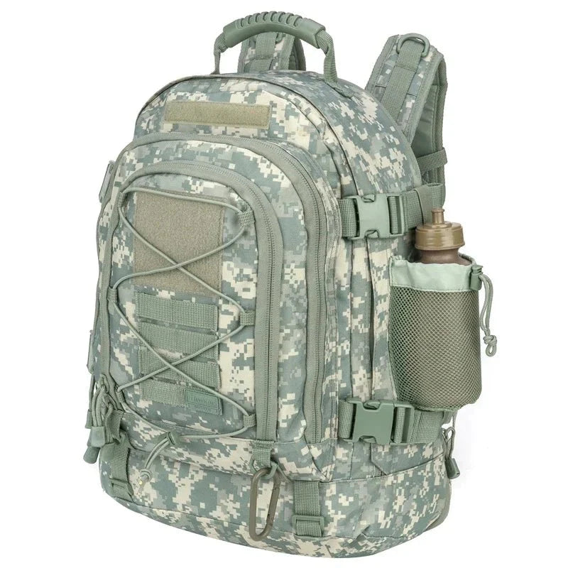 Tactical backpack with expandable storage